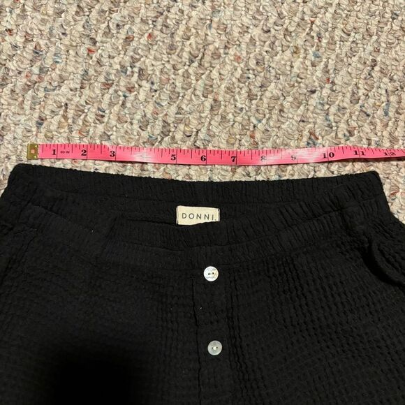 NWOT DONNI. Waffle Henley Short Button- Size XS - Picture 9 of 12